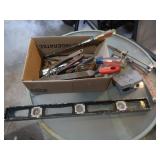 Tool Lot-Pipe Wrench,Level,Screwdrivers&more