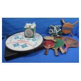 Dartboards,Ping Pong Paddles,Ping Pong Balls