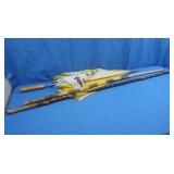 Walking Sticks 42' and 46'H and Umbrella