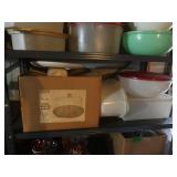 Lg Plastic Containers incl. Tupperware&Cake