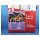 7 Ft Lighted Spiral Christmas Tree