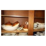 Soup Bowls w/Lids,Gravy Boat,Pitcher &more