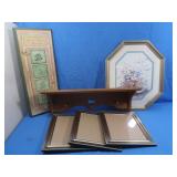 Mirror, Shelf &other Wall Hangings