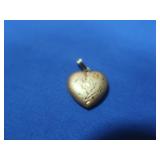 14K Heart Pendant 1.3gr.