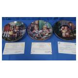 Vintage M.J. Hummel Collector Plates (incl COA)