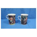 Vintage Danbury Mint M.I. Hummel Porcelain Mugs