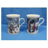Vintage Danbury Mint M.I. Hummel Porcelain Mugs