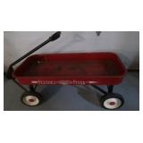 Vintage Flexible Flyer Red Wagon 34x15.25x12.5'