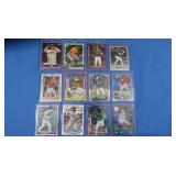 (12) MLB Stars Inc. Lee Pink RC, Bowman Chrome