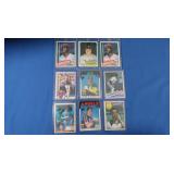 Lot of 9 vintage rookies EX-Mint, inc. (2) Eric