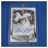 Bowman Prospect Nick Kurtz certified autograph