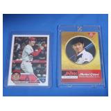 Lot of 2 Shohei Ohtani cards inc. Iconic High