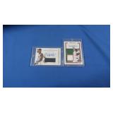 Lot of 2 fututre sports stars, Patch, auto,