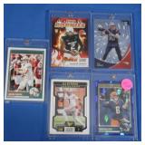 lot of 5 topp NFL rookies inc. Jones clear RC,