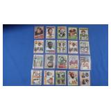 20 Vintage NFL cards G-Ex inc. OJ Simpson, Ottis