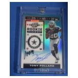 A Troy Pollard certified autographed Rookie,
