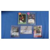 Lot of 5 MLB star cards, MINT, incl Varsho Rc