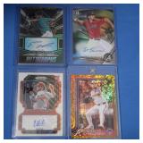 4 High profile Rookie cards #'d or auto inc.