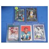 5 NM-MINT NFL stars inc. Carter RC, Jackson RC