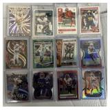 12 MINT high level NFL rookies inc, Chase,