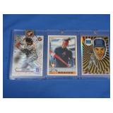 Lot of 3 MLB stars MINT inc. Acuna Jr.SP, Baez