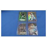 Lot of 4 NFL #'d cards MINT inc. Hurts green