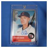 Cleveland's Steven Kwan Rookie autograph, Topps
