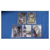 Malik Nabers lot, 5 Rookie cards all NM-Mint