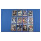 12 MLB stars inc. Freeman Blue Sparkle, Donruss