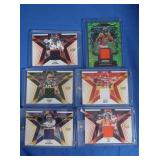 Lot of 6 NFL star patches, MINT inc. Williams,