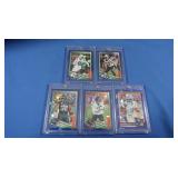 Lot of 5 NFL Numbered cards all MINT inc. Keenan