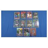 Lot of 11 MLB cards inc. Baz Rated Rookie Green,