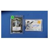 Lot of 2 H.O.F. auto cards, Cabrera 3/10, and