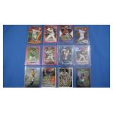 12 MINT MLB cards inc. Marsh Rc Red white blue,
