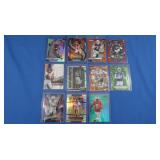 Lot of 11 NFL stars, MINT, inc, Bowers Rc orange