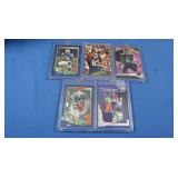 Lot of 5 NFL Cards Mint inc. Joe Cribbs Blue