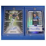 A lot of 2 Certified autographs, Cooper DeJean