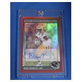 A Brian Thomas Rookie Cert. autograph red zone