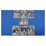 Lot of 7 Vintage MLB stars, VG-EX inc. Rose,