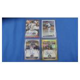 Lot of 4 autograph cards inc. Alex Ramirez,