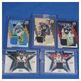 lot of 5 NFL MINT patch stars inc, Prescott,