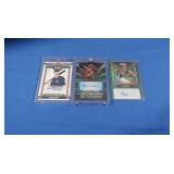 3 MLB autos MINT inc, Brady House /49, Harrison