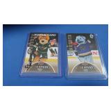 Lot of 2 upper deck ssp mascot cards MINT