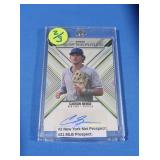 New York Met #2 Prospect Carson Benge certified