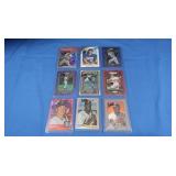 Lot of 9 vintage starts, MINT inc. Ichiro, /199,
