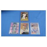 Lot of 4 MLB star cards. all mint,inc Cowser /76,