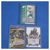 Lot of 3 NFL vintage star autos Mint, inc. Zach