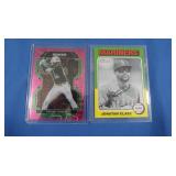 Lot of 2 super MINT MLB cards inc. Druw Jones