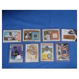 lot of 8 MLB Patch, Memorabilia cards MINT inc.
