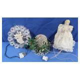 2 Lighted Christmas Tree Toppers